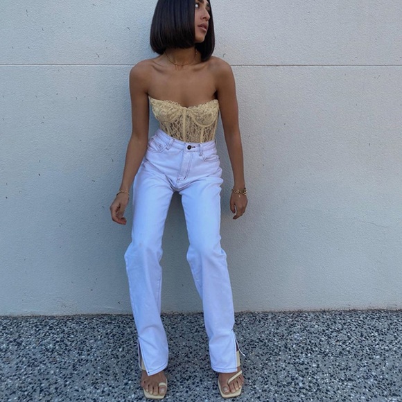 Lace Mesh Corset Top - Picture 9 of 15